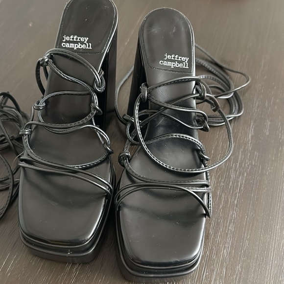 Jeffrey Campbell Lace Up Platforms - Picture 3 of 9